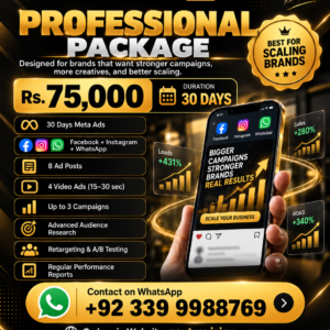 Meta Ads Package by Zevtro Vision