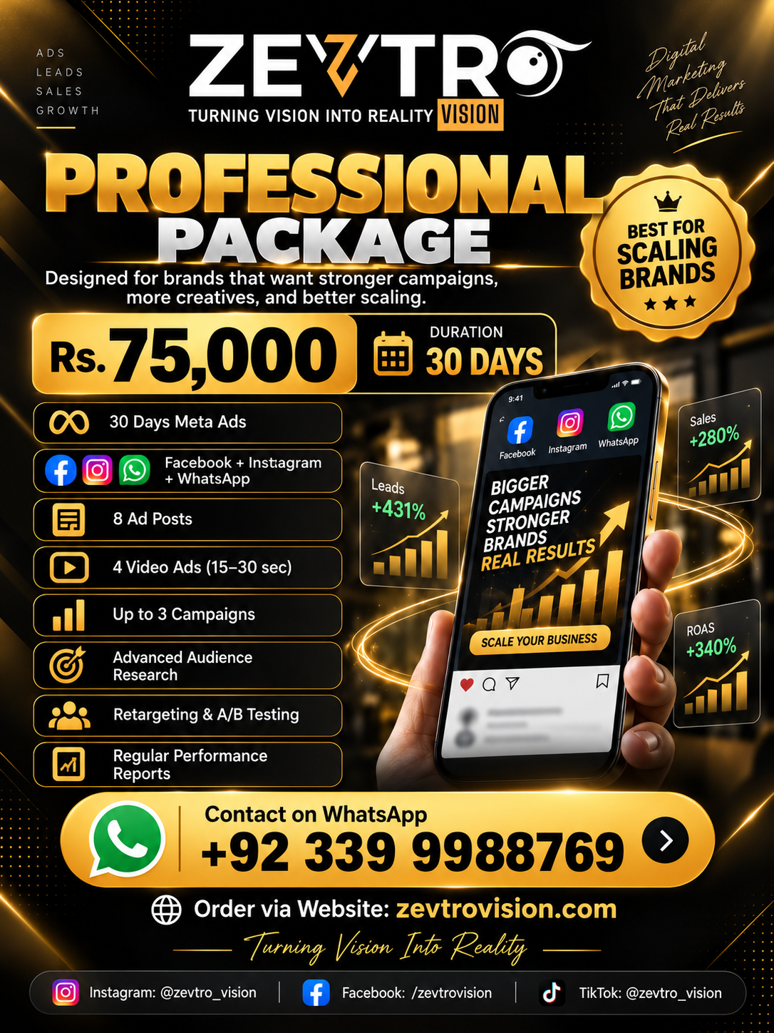 Meta Ads Package by Zevtro Vision